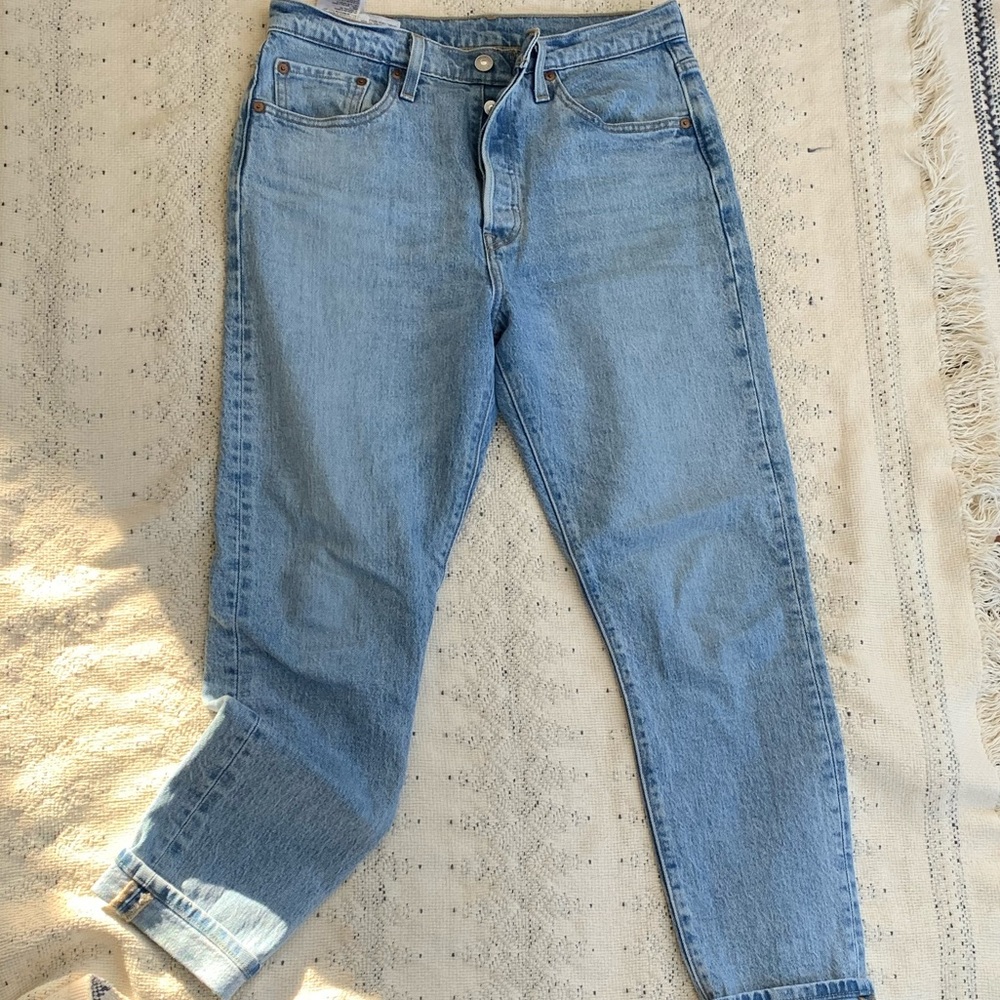Pale blue vintage Levi’s jeans